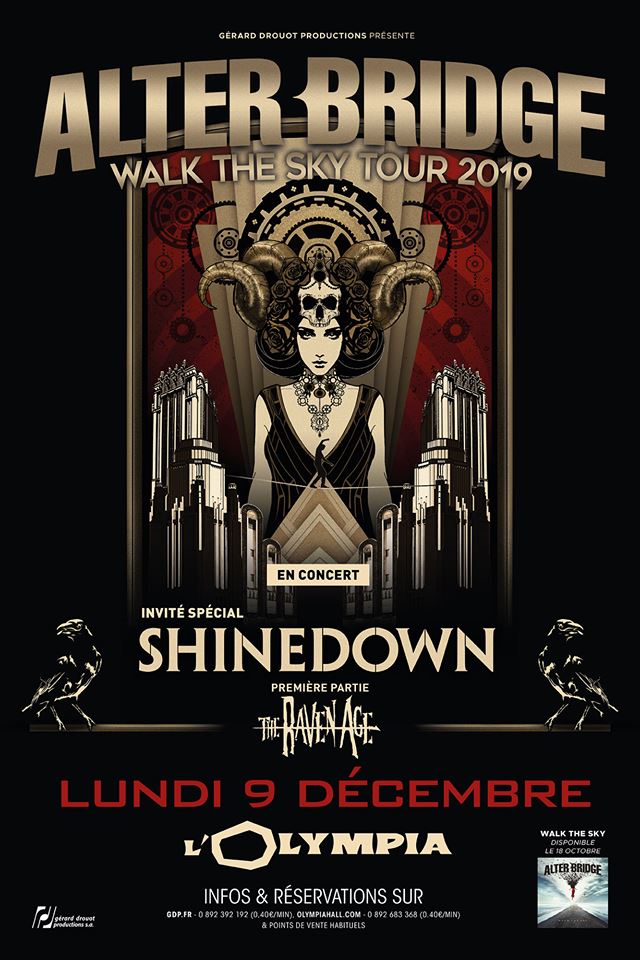 Alter bridge olympia 2019 9 décembre